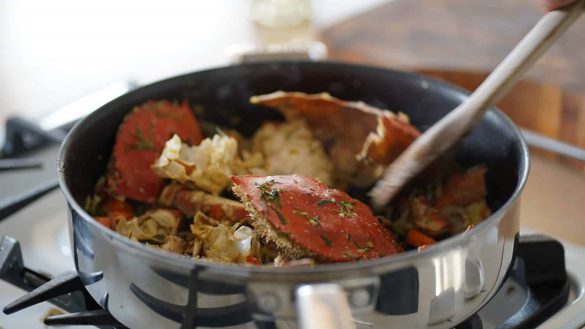 Crab Flan Pamplemousse Bruno Albouze French cooking Masterclass