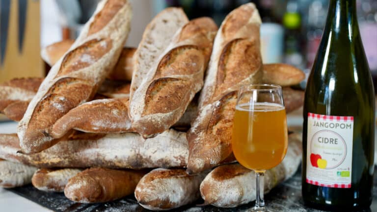 apple cider rustic baguette
