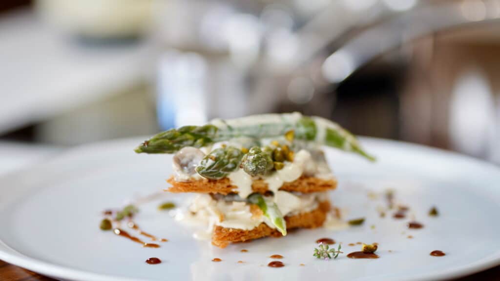 asparagus mille-feuille
