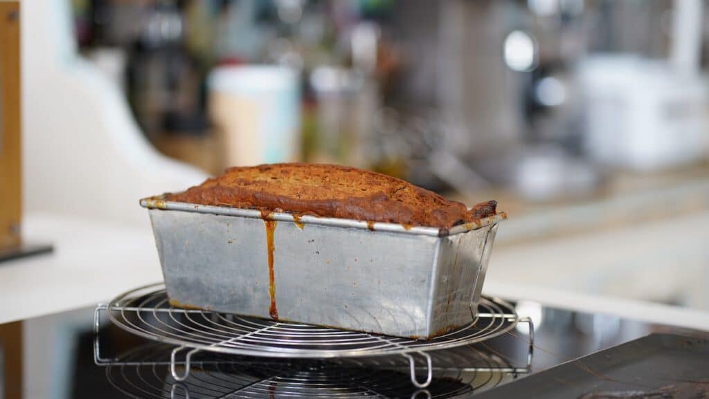 baked bananas foster upside down