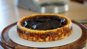 baked basque cheesecake
