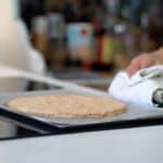 baked dacquoise disk