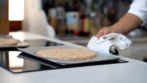 baked dacquoise disk