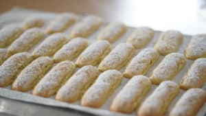 baked individual ladyfingers