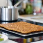 baked puff pastry sheet