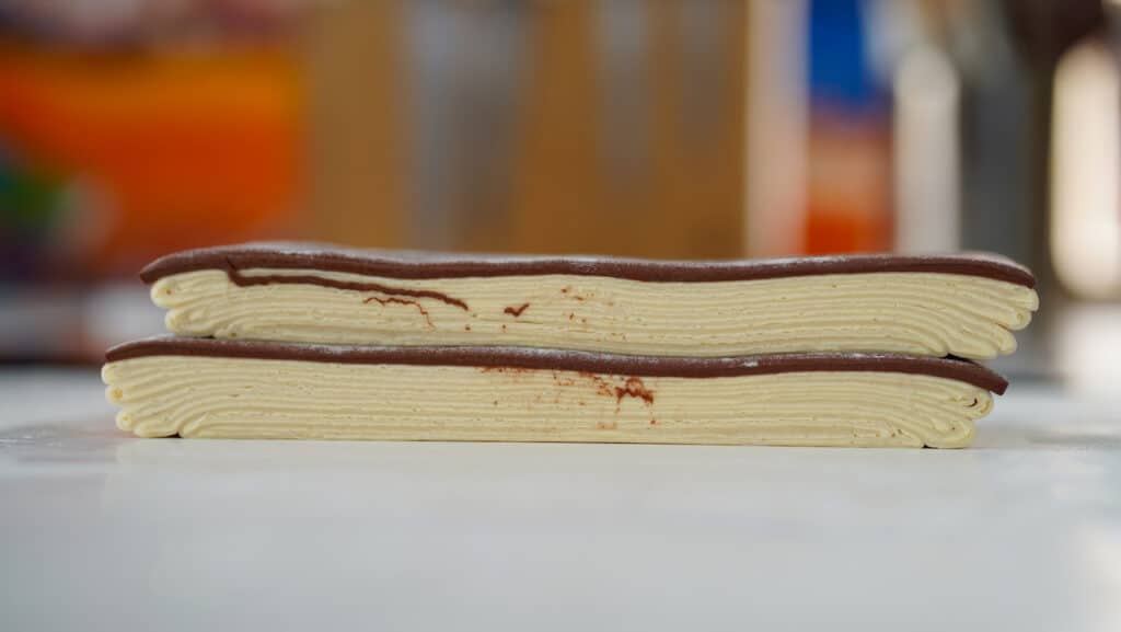 butter layered croissant dough