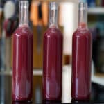 freshly juiced black muscat grapes