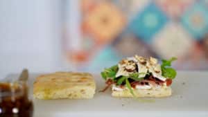 brie prosciutto panini montage