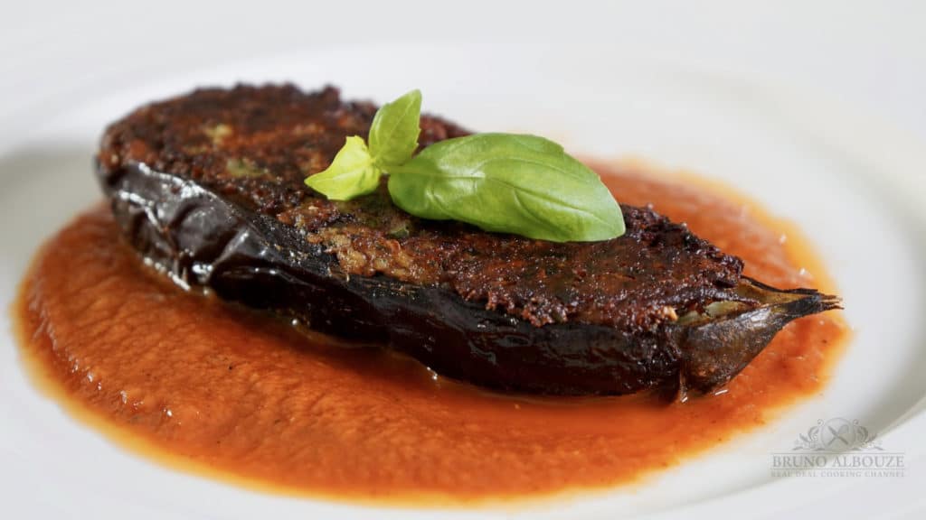 Bruno Albouze Stuffed Eggplant Boats