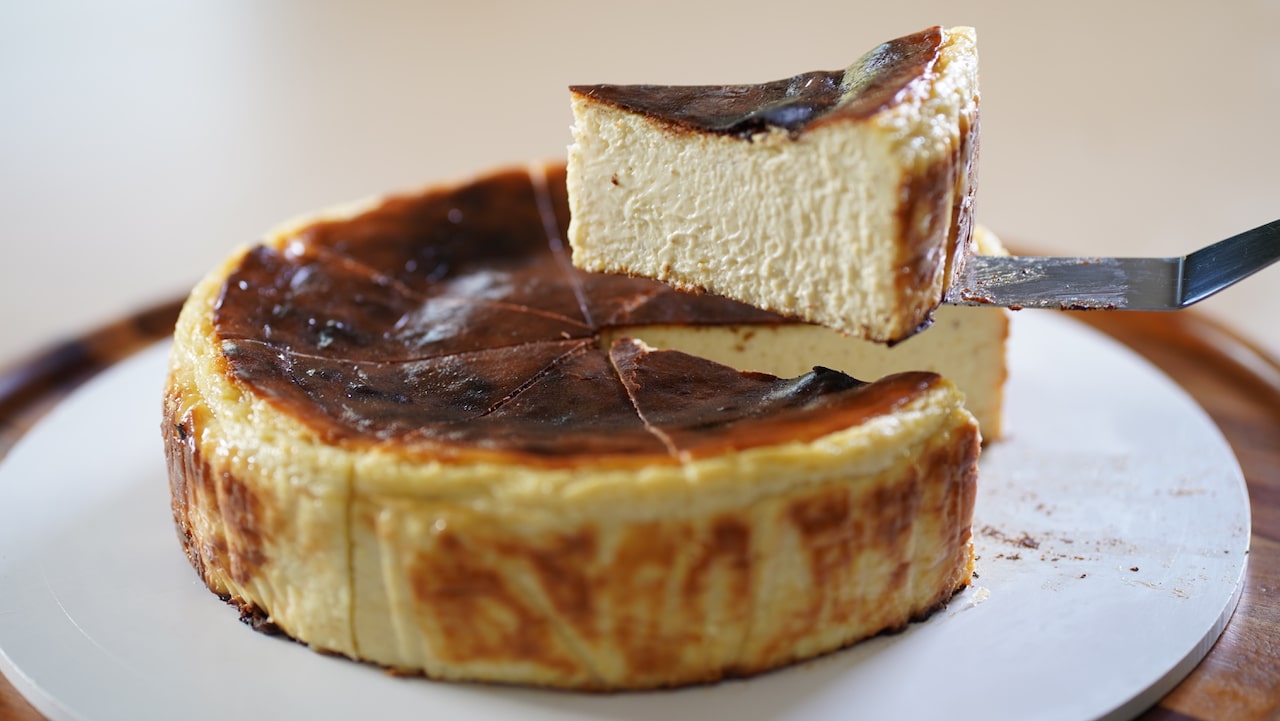 bruno albouze basque cheesecake