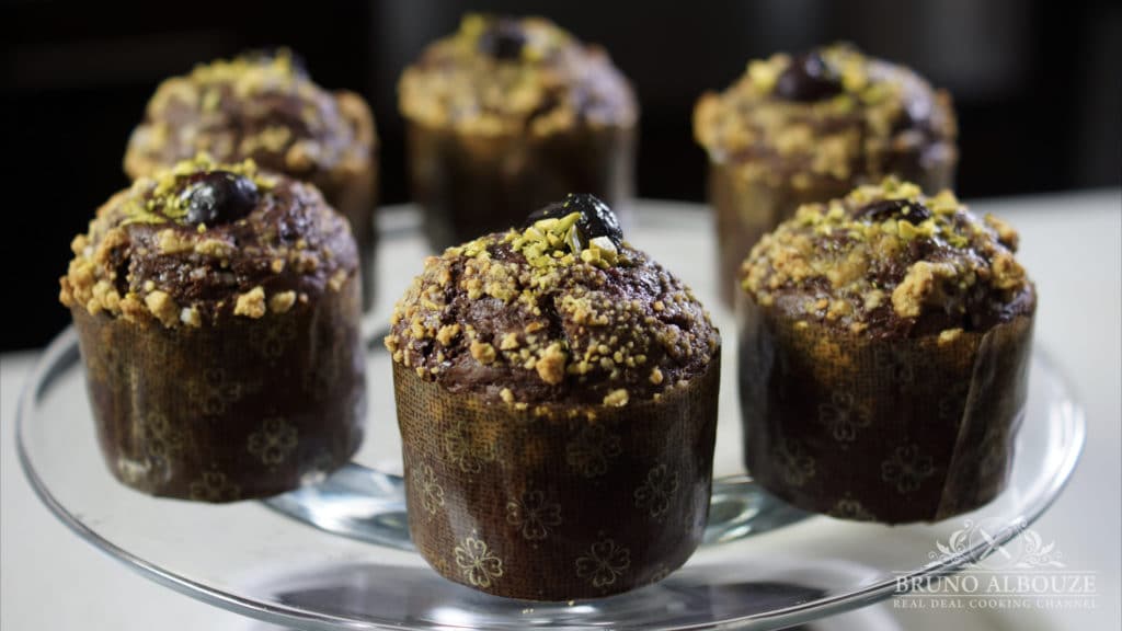 Bruno Albouze Chocolate Pistachio Muffins
