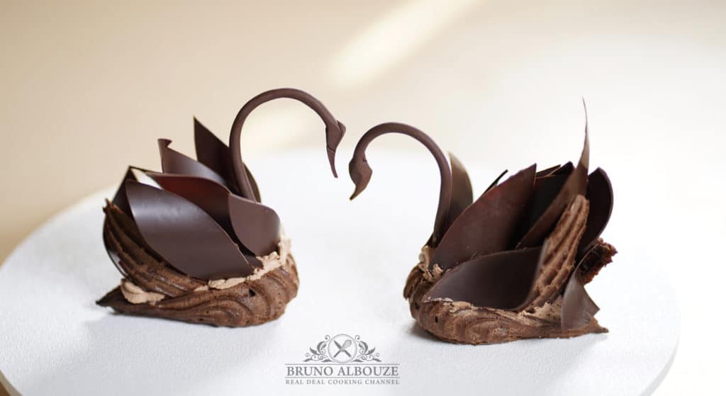 Bruno Albouze Chocolate Swans