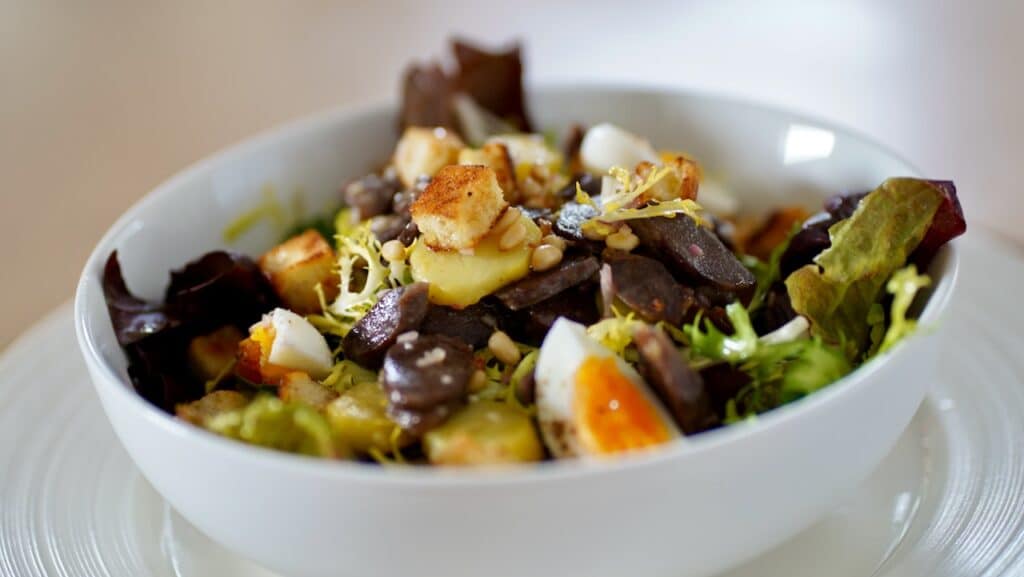 bruno albouze confit gizzard salad