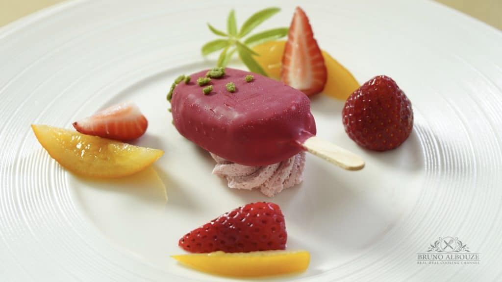 Bruno Albouze Strawberry Lemon Pops