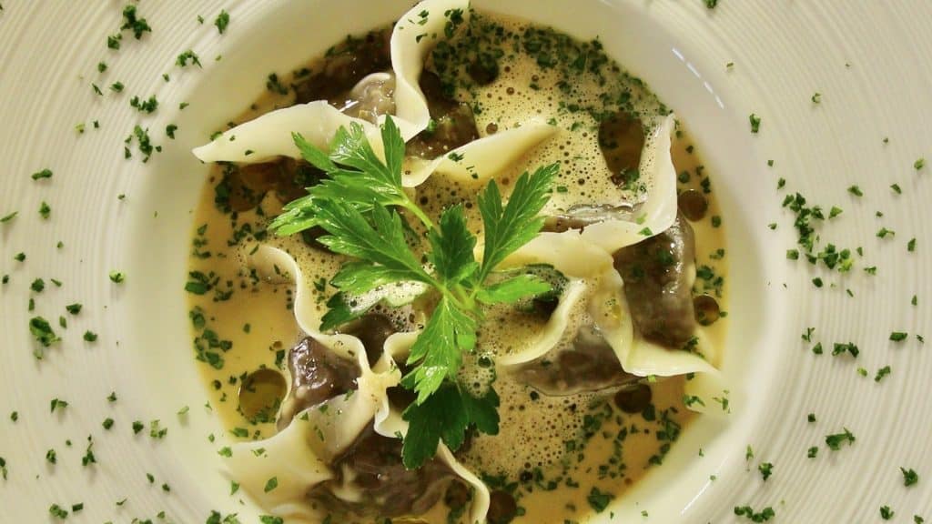 Bruno Albouze Mushroom Ravioli