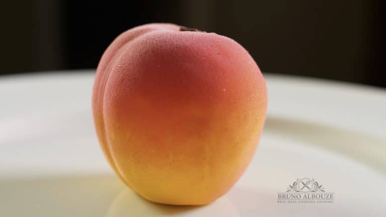 Bruno Albouze Peach Shaped Dessert