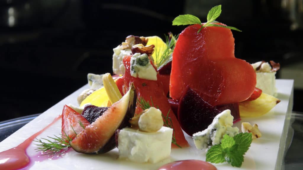 Watermelon Roasted Beet Salad
