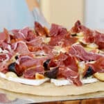 pizza camembert fig prosciutto