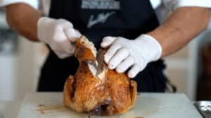 carving capon step 2