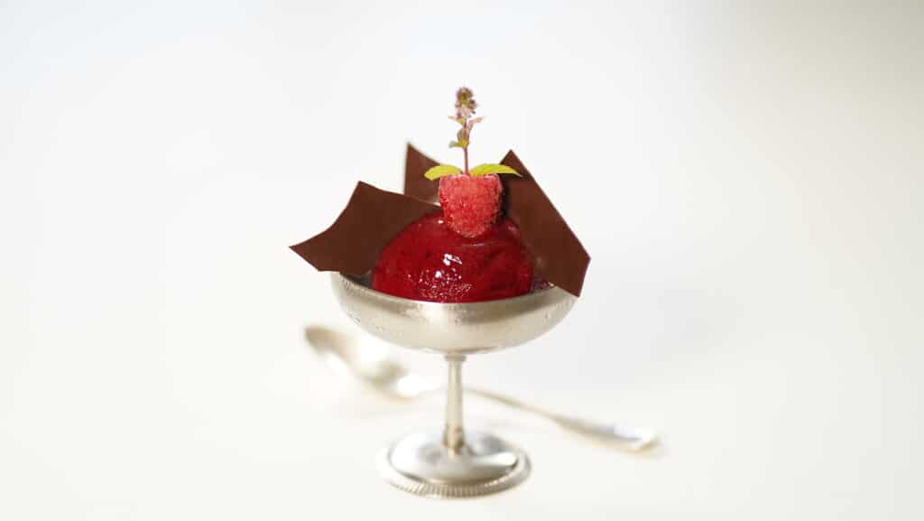 cassis sorbet