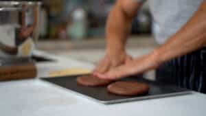 flattening-colored-croissant-dough