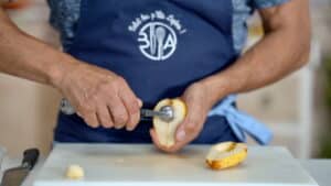 coring pears