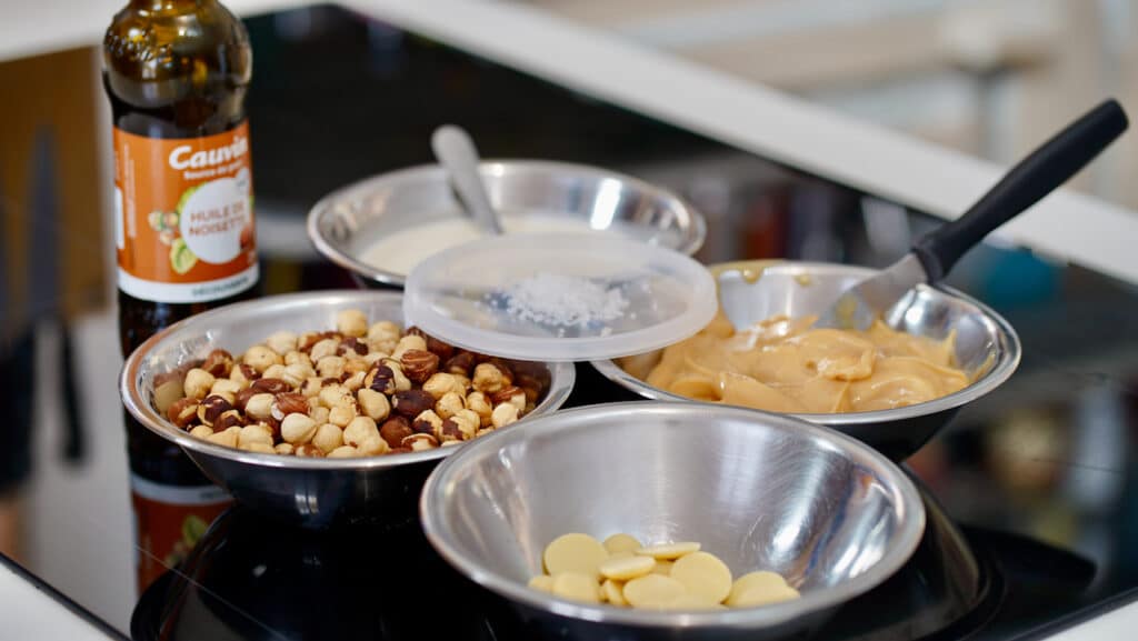 les ingrédients pour la créma bueno