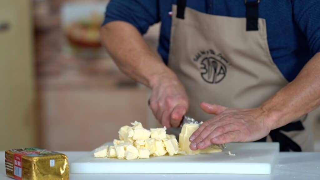 cubed butter