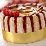 decorating raspberry charlotte