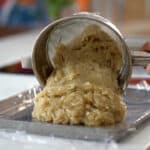 drained cooked onions