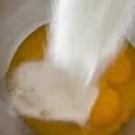 egg sugar mixture