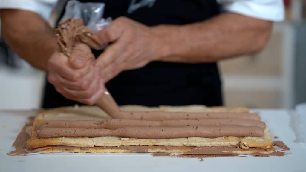 ferrero cake roll montage