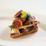 fig blueberry napoleon slice