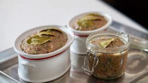 filled chestnut terrine