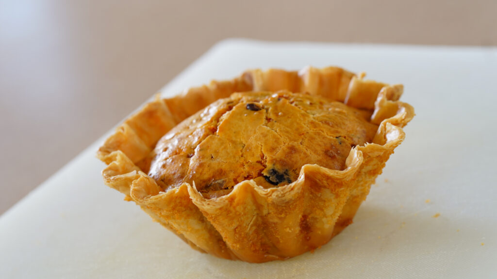 filo dough tomato cake