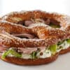 giant pretzel sandwich