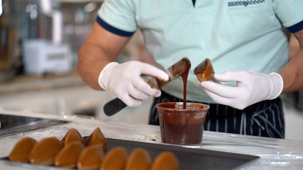 glazing barquette aux marrons