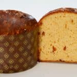 halved panettone