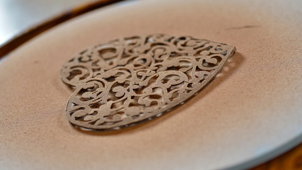 heart chocolate lace