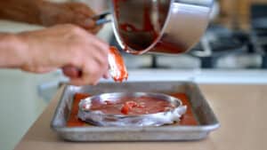 lemon cake strawberry insert