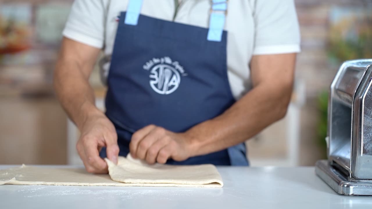 laminating lievito madre