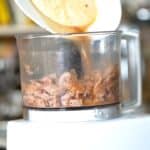 shredding meats for stuffing