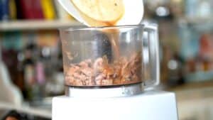 shredding meats for stuffing