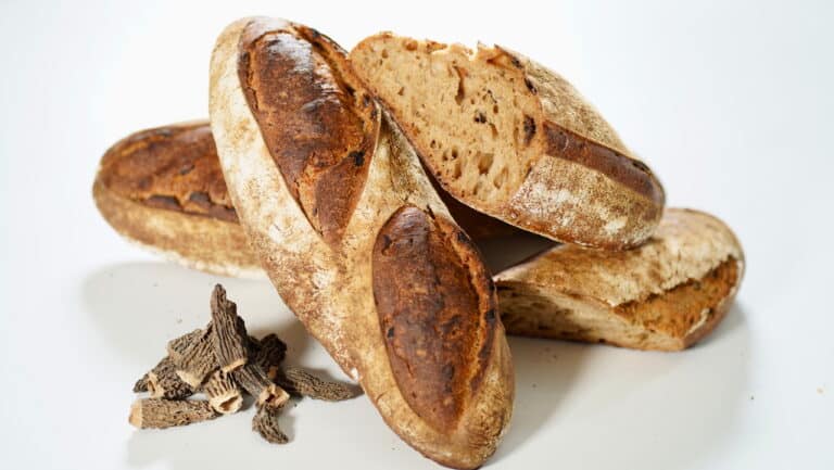 sourdough morel bread