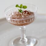 mousse au chocolat en coupe
