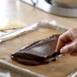 opera cake ganache montage