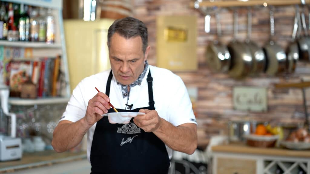 painting chocolate mold