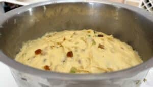 proofed panettone dough