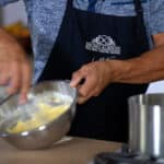 basque cheesecake pastry cream