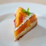 peach verbena tart